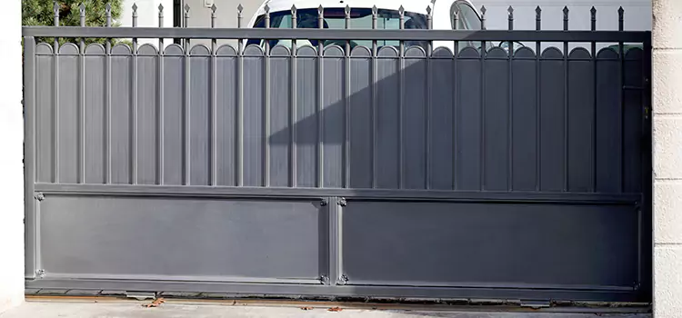 Metal Driveway Gate Installation Leander